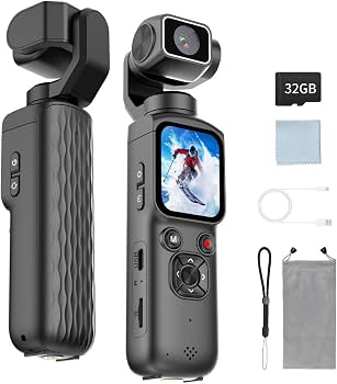 Amazon | CHUDA アクションカメラ 4K 小型 vlogカメラ 7500万画素 330